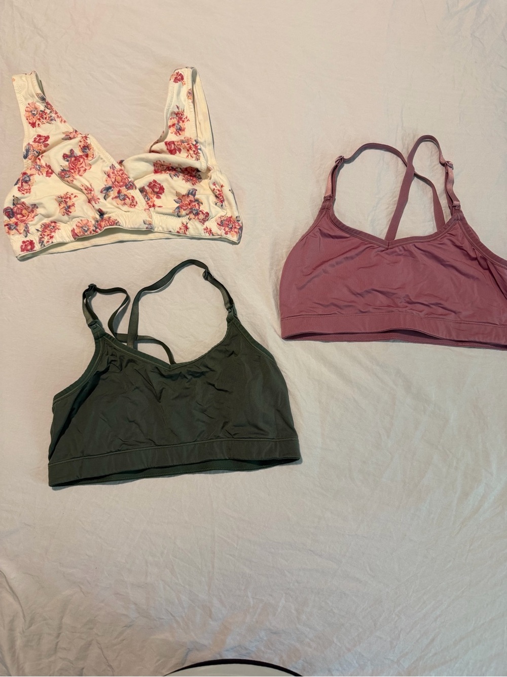Bundle of 3 maternity/nursing bras size women’s large